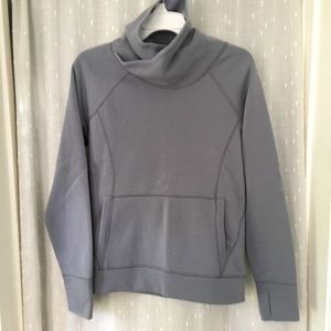 Athleta wrap turtleneck boxy sweatshirt- S
